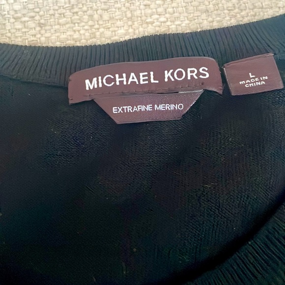 Michael Kors Extra Fine Merino Wool Sweater - Picture 2 of 2